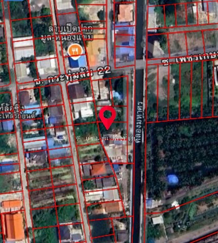 ขายที่ดินเปล่า ซอยกระทุ่มล้ม 22  ซอยเพชรเกษม 104 เนื้อที่ 102 ตารางวา หนองค้างพลู  หนองแขม