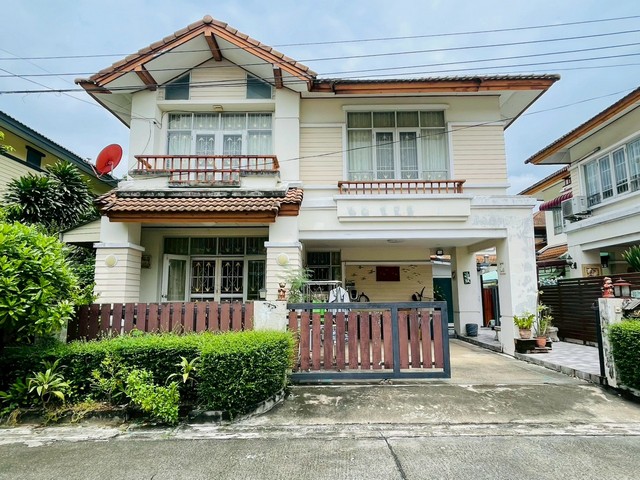 LVPU53254 ขาย บ้านเดี่ยวหมู่บ้านมายเพลส วัชรพล เพิ่มสิน บรรยากาศเงียบสงบ พร้อมเฟอร์นิเจอร์