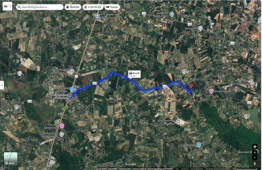 ราคาถูก ที่ดินทำฟาร์ม ทำโกดัง เนื้อที่ 53-0-40 ไร่ ไร่ละ 6 แสน ต.บ่อกวางทอง อ.บ่อทอง จ.ชลบุรี