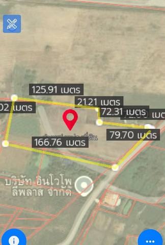 ขายที่ดินหนองบอนแดงบ้านบึงชลบุรีราคาถูก พื้นที่สีเหลือง พื้นที่  6-3-98  ไร่  