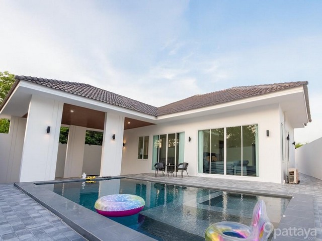 ให้เช่าบ้านพักตากอากาศ พร้อมสระว่ายน้ำ บ้านเดี่ยวบรรยากาศส่วนตัว ทำเลห้วยใหญ่ บางละมุง