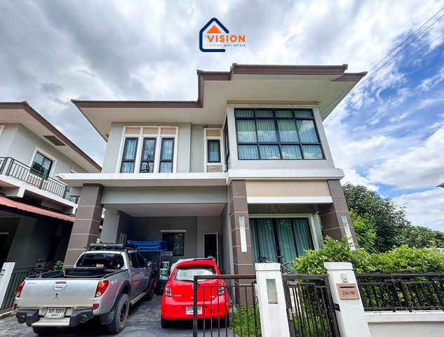 ขายบ้านเดี่ยว ลัดดาวิลล์ 4 บ้านกล้วย-ไทรน้อย นนทบุรี บ้านเดี่ยว 2 ชั้น บนที่ดิน 105 ตารางวา