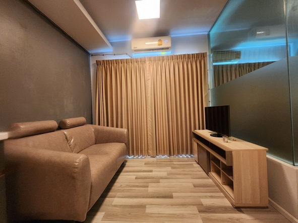 คอนโด ให้เช่า อีส พระราม 2 (EASE Rama II) 1 นอน 1 น้ำ ขนาด 26 ตร.ม.ชั้น 7 เฟอร์ครบ วิวสระและวิวสวน