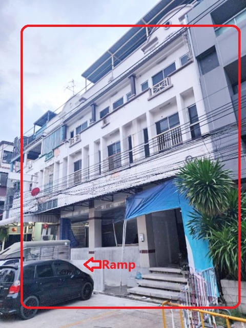 MRTรามอินทรา กม.9 ให้เช่าอาคารคลีนิค โชว์รูม 6ชั้น 500ม. 15นอน 1305ตรม. MRTคู้บอน 800ม.  รพ.สินแพทย์ 11แอร์ใหม่  แฟชั่น 3คูหา 72 ตรว. 