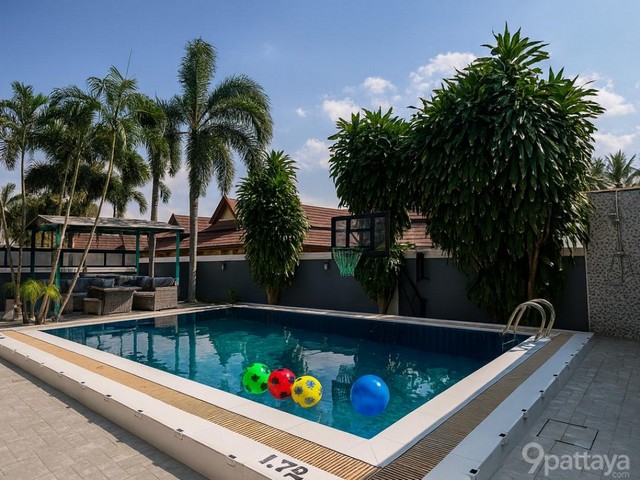 ให้เช่าบ้านพูลวิลล่า 1 ชั้น 100 ตร.ว. 2 ห้องนอน ซอยชัยพฤกษ์ 2 บางละมุง ชลบุรี