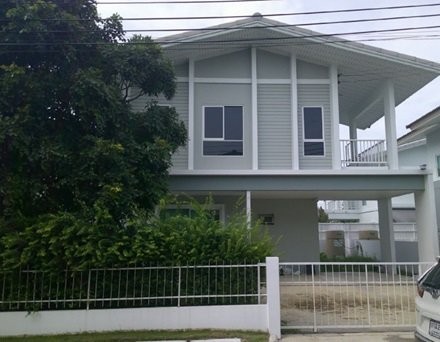 ขายบ้านเดี่ยวมือสอง  อำเภอบางบ่อ จังหวัดสมุทรปราการ   โครงการ คณาสิริ บางนา บางบ่อ-สมุทรปราการ