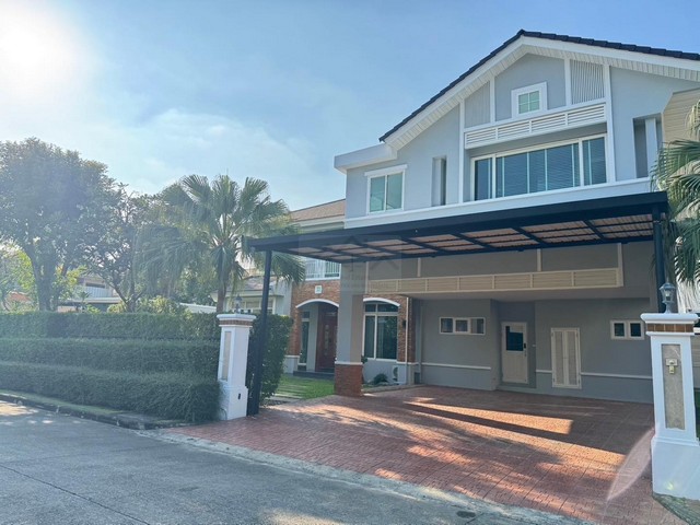 ให้เช่าบ้านเดี่ยว 200 ตรว. 5นอน เพอร์เฟค มาสเตอร์พีช พระราม9 มีสระว่ายน้ำ พร้อมเรือนรับรอง ใกล้มหาวิทยาลัยสแตมป์ฟอร์ด ใกล้ APL หัวหมาก