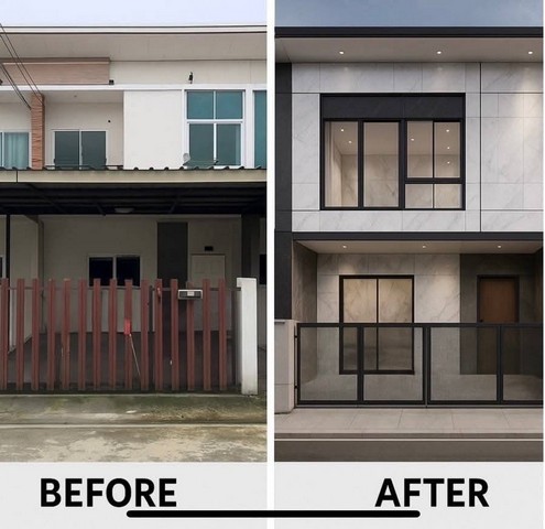 เปิดจองบ้านดีบ้านสวยชลบุรีราคาถูก  ขายทาวน์โฮมโฉมใหม่หนองตำลึง บ้านสไตล์โมเดิร์นเรียบหรู  หมู่บ้านอนันต์ทาวน์หนองตำลึง  ทาวน์โฮม 2  ชั้น    