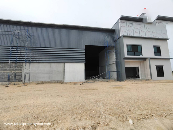 ให้เช่าอาคารโรงงาน/โกดัง/คลังสินค้าสร้างใหม่ พื้นที่ใช้สอย 1,422 ตร.ม ออฟฟิศ 2 ชั้น ถนนเทพารักษ์ ก.ม 12  ราคาขาย 22 ล้านบาท