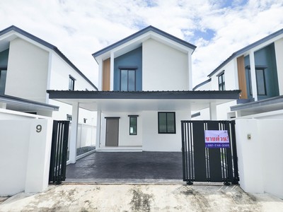 บ้านเดี่ยว 2 ชั้น หลังใหม่ มือหนึ่ง 3 นอน 3 น้ำ ใช้สอยกว่า 210 ตร.ม. ซอย ทวีวัฒนา 25 แยก 13 ใกล้ พุทธมณฑล เข้าเมือง หรือ ออกต่างจังหวัด 