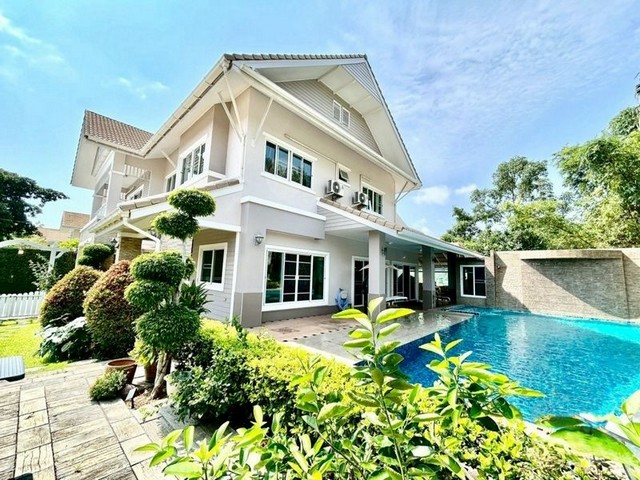 บ้านเดี่ยว 2 ชั้น สวนสวย ตกแต่ง บิ้วอินครบ โครงการ กุลพันธ์วิลล์15 ดอยสะเก็ด