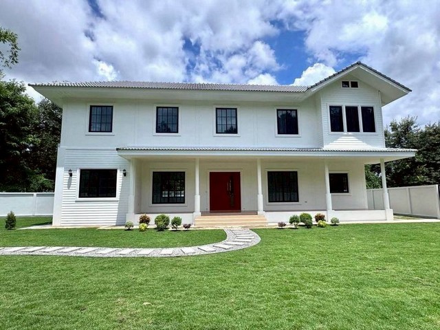 บ้านสวนสวย 2 ชั้น โปล่งโล่ง บรรยากาศดี ใกล้แกรนด์แคนยอน หางดง 