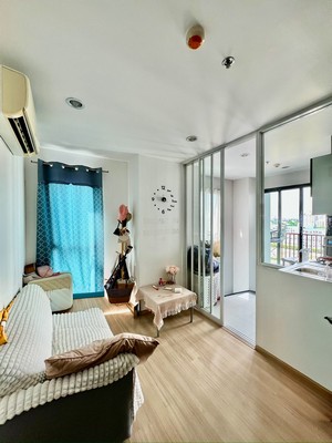 ห้องมุมตำแหน่งนี้โคตรว้าว ขายคอนโด เดอะเบส พระราม 9 - รามคำแหง (The Base Rama 9-Ramkhamhaeng) ครัวใหญ่ ติดระเบียง