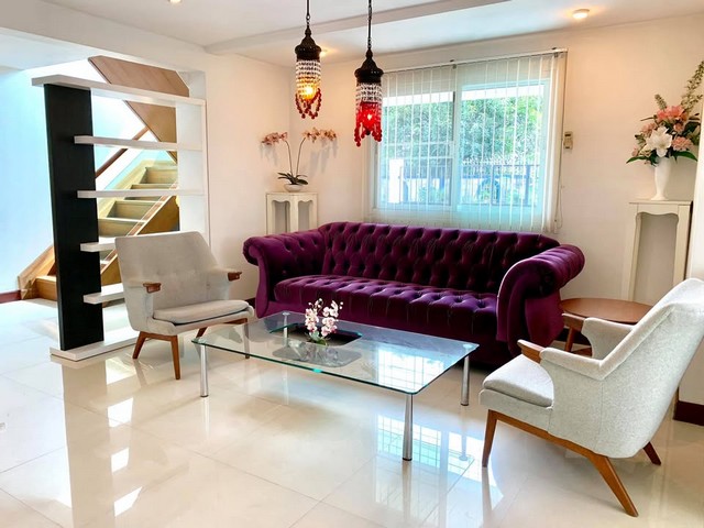 P1245 ให้เช่าบ้านเดี่ยว ซอยเสนานิคม1 ซอย17 ปากซอยมีสถานีรถไฟฟ้า BTS เสนานิคม ตกแต่งสวยสไตล์โมเดิร์น สภาพใหม่