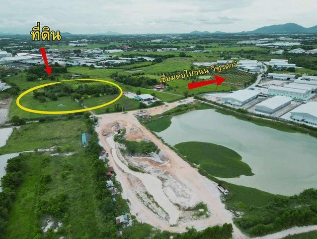 ขายที่ดินเปล่าผังสีเหลืองอ่อน แปลงสวย  ที่ตั้ง : ต.หนองบอนแดง อ.บ้านบึง จ.ชลบุรี