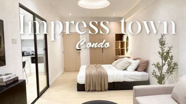 ลดราคาขาย 1.5 ล้าน #ImpressTown Condo #วิวดอยสุเทพ เห็นเส้นนิมมาน #รีโนเวทใหม่ ตกแต่งสวย #เฟอร์นิเจอร์ครบ #หิ้วกระเป๋าพร้อมเข้าอยู่ได้เลย