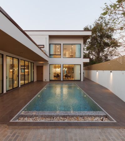 บ้านพูลวิลล่าหรูส่วนตัว บ้านในฝัน ป่าแดด สไตล์โมเดิร์น โปร่ง โล่ง สงบ เป็นส่วนตัว ใกล้สนามบินเชียงใหม่ 5 นาที 