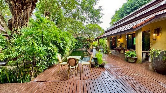 บ้านเดี่ยว สไตล์ทอลปิคอลรีสอร์ท เรือนไทยหมู่ 5 หลัง โซนท่าวังตาล 