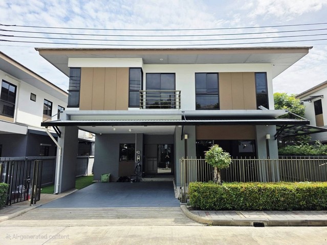 HR2904ให้เช่าบ้านเดี่ยว โครงการลุมพินี สวนหลวง ร.9 เฟอร์ครบพร้อมอยู่ เดินทางสะดวก เหมาะอยุ่อาศัย