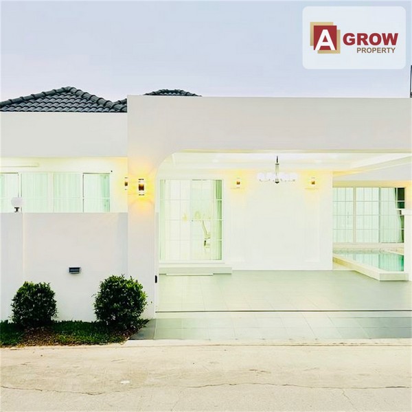 หมู่บ้านรัตนากร วิลเลจ 17 ถนนสยามคันทรีคลับ บ้านสวย มีสระว่ายน้ำในตัว ตกแต่งครบ พร้อมอยู่