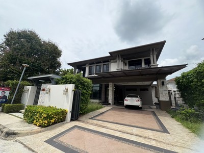 เป็นส่วนตัวเรียบหรู!!! ขายบ้านเดี่ยวหลังมุม โครงการ  นันทวัน ปิ่นเกล้า-ราชพฤกษ์ สภาพใหม่เหมือนไม่เคยอยู่ 125 ตารางวา!