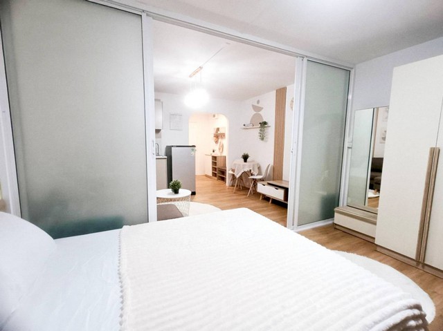 ขายคอนโด 33 ตร.ม. ตึก F1 ชั้น 3 ซิตี้วิลล่า ซ.ลาดพร้าว 130 สไตล์มินิมอล รีโนเวทใหม่