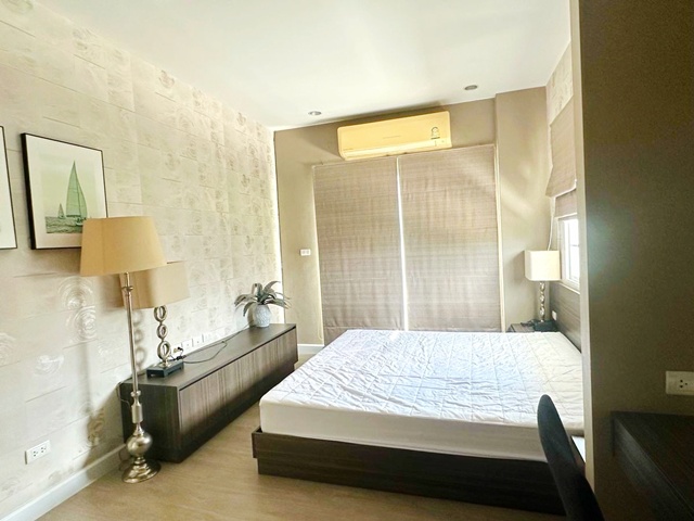 ลด22% ร่มเกล้า 1.2 กม.ให้เช่าบ้านเดี่ยว 2ชั้น 58ตร.วา. 235ตร.ม. ม.เกษมบัณฑิต MRTมีนบุรี 2.1กม. 