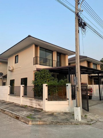 บ้านเดี่ยว 2 ชั้น บ้านหัวมุม พร้อมผู้เช่า โครงการ ดิเออบาน่า6 สันกำแพง