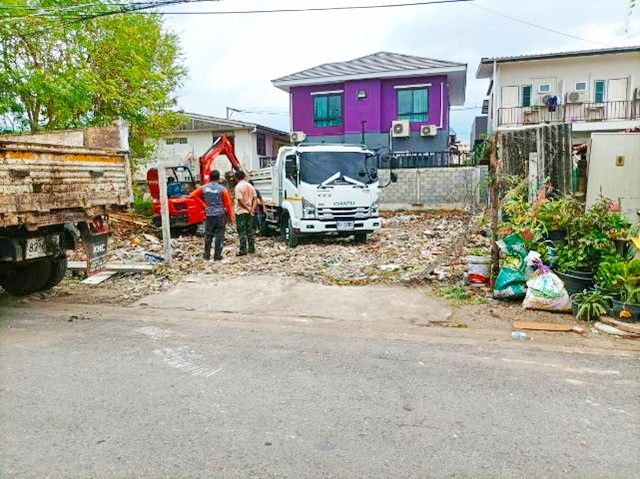 นานาชาติฮาร์โรว์ 500 ม. MRT ทีโอที 2.7กม.ให้เช่าที่ดิน ราคาถูก ย่านดอนเมือง 60ตร.วา. ตลาดโกสุมรวมใจ 500 ม.