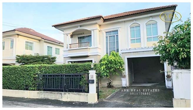 บ้านเดี่ยว 2 ชั้น  56.3 ตร.ว. หมู่บ้านภัสสร19 วัชรพล-วงแหวน ถนนจตุโชติ ถนนสุขาภิบาล5 เขตสายไหม กรุงเทพมหานครพื้นขนาด 56.3 ตร.ว.พื้นที่ใช้สอย 143 ตารางเมตร* บ้านเดี่ยว 2 ชั้น โซนหน้าสวนใหญ่ ทำเลดีมากๆ 3 ห้องนอน 2 ห้องน้ำ 1 ห้องครัว ห้องนั่งเล่น ห้องเก็บของใต้บันได มุ้งลวด เหล็กดัด ผ้าม่าน ปั้มน้ำ+ถังเก็บน้ำ จอดรถ 2 คัน* แอร์ 4 ตัว ทุกห้องนอน และห้องนั้งเล่น* ในซอยมีบ้าน 6 หลั