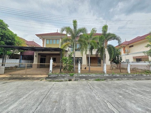 ขายบ้านเดี่ยวหลังใหญ่ หมู่บ้านสมบูรณ์ทรัพย์ หนองมน ชลบุรี FP-H01418 