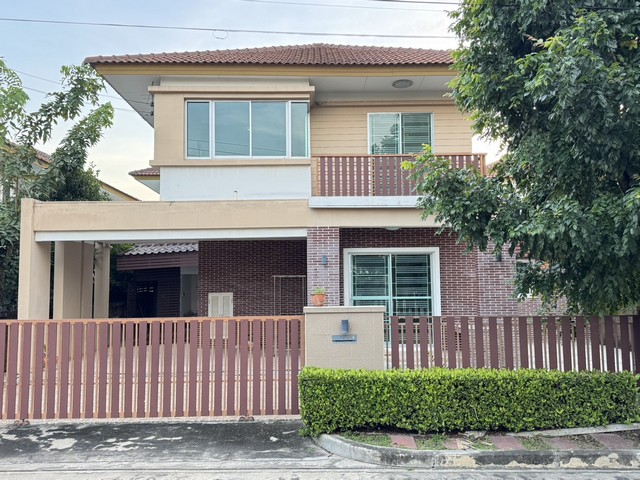 ขายบ้านสวยวิวสวน  โครงการ เอโทล มัลดีฟส์ บีช ศรีนครินทร์ - หนามแดง  บ้านทำเลติดหน้าสวนโครงการ  ร่มรื่นสไตล์รีสอร์ท