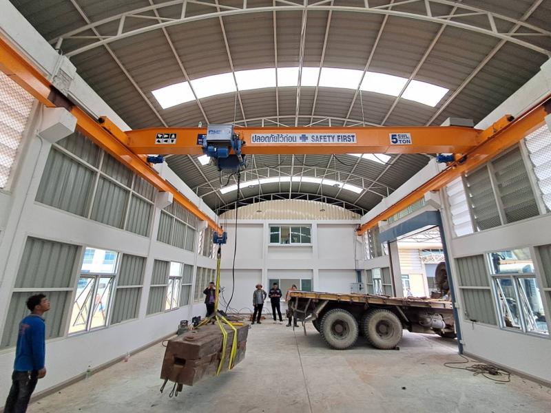 เครนโรงงาน รอกไฟฟ้า ยกได้ตั้งแต่ 1-200ตัน พร้อมติดตั้งทั่วประเทศ