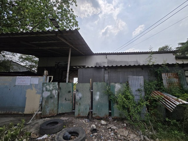 ให้เช่าหรือขาย ที่ดินเปล่าพร้อม+โกดัง ในซอยประชาร่วมใจ 67 