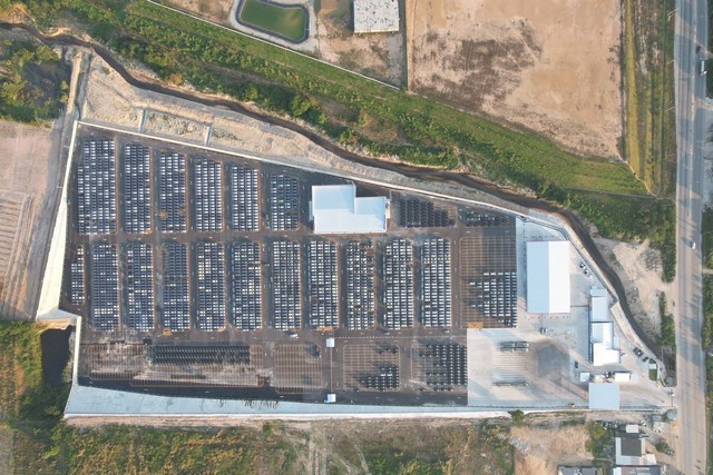 เช่าลานปูนจอดรถหัวลาก ตู้คอนเทนเนอร์ ใกล้ท่าเรือแหลมฉบังเพียง 8 กม ศรีราชา  ชลบุรี