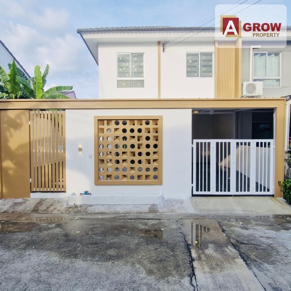 หมู่บ้านพฤกษา 74/2 ซอยทรัพย์บุญชัย บ้านสวยมินิมอล เฟอร์นิเจอร์ครบ ตกแต่งพร้อมเข้าอยู่