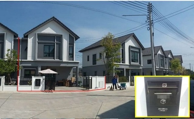 ขายบ้านแฝดมือสองบางปะกง   โครงการบริทาเนีย บางนา กม.39 ฉะเชิงเทรา
