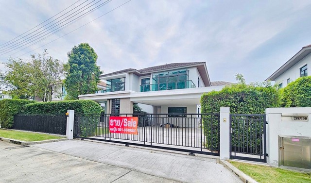 ขายบ้านเดี่ยว The Grand บางนา-วงแหวน บ้านใกล้เมกาบางนา บ้านใกล้สนามบินสุวรรณภูมิ หน้าบ้านวิวสวนร่มรื่น เป็นบ้านใหม่ไม่เคยเข้าอยู่