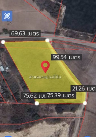 ขายที่ดินแปลงสวยบ้านบึงชลบุรี พื้นที่สีเหลือง ที่ดินขนาด 5 ไร่  หน้ากว้างประมาณ 70 เมตร