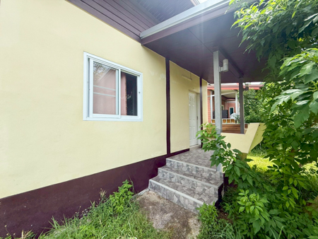 บ้านเดี่ยว 1 นอน ว่างให้เช่า ใกล้น้ำตกหน้าเมือง ตลาดหัวถนน อ.เกาะสมุย สุราษฎร์ธานี บ้านพักรายเดือน ห้องแอร์ 