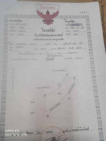 ขายที่ดินนาแก้ว อำเภอเกาะคา จังหวัดลำปาง พร้อมต้นสัก 100 กว่าต้น เนื้อที่ 4 ไร่ 21 ตารางวา