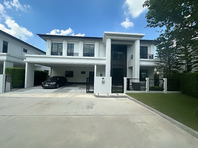 รหัสทรัพย์ R3392 ปล่อยเช่า บ้านเดี่ยว 2ชั้น โครงการเศรษฐสิริบางนา-สุวรรณภูมิ บ้านสภาพใหม่พร้อมเข้าอยู่