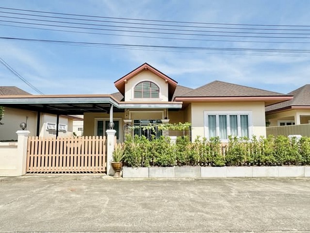 บ้านเดี่ยวชั้นเดียว (Private Zone) หน้าบ้านไม่ชนกะใคร ถนนกว้างน่าอยู่ มีความเป็นส่วนตัวสูง