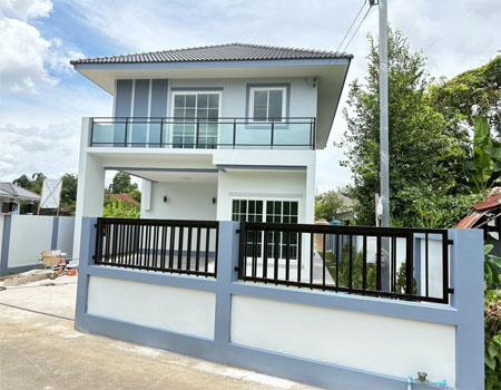 ขายบ้านสร้างใหม่  (smart home) 4นอน 3น้ำ ,2.89ลบ.  ห่างมบ.อรสิริน 6 เพียง 300 เมตร 