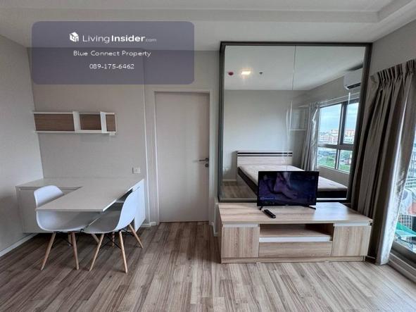 คอนโดให้เช่า อีส 2 พระราม 2 (EASE 2) โครงการใหม่ ขนาด 1 นอน 27 ตรม. เฟอร์ครบ **** สนใจติดต่อ 089-175-6462 ****ราคาเช่า 8,000 บาท/เดือน (สัญญาขั้นต่ำ 1 ปี มัดจำ 2 เดือน ล่วงหน้า 1 เดือน)- คอนโดอยู่อาคาร B ชั้น 6  พื้นที่ใช้สอย 27 ตร.ม. ขนาด 1 ห้องนอน, 1 ห้องน้ำ  ระเบียงทิศตะวันออกหนือ วิวโล่ง ไม่มีตึกบัง- มีเฟอร์นิเจอร์ครบชุด โซฟา ชั้นวางทีวี ติดผ้าม่านอย่างดี- ห้องนอน เฟอร์อย่างดี เตียงและตู้เสื้อผ้าบิ