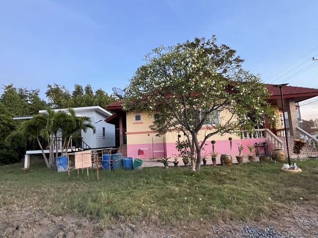 ขายบ้านเดี่ยว 2หลัง ติดคลองพิทยาลงกรณ์ ตำบลโคกขาม อำเภอเมืองสมุทรสาคร จังหวัดสมุทรสาครขายเงินสด ราคา 4,600,000.-บาทเนื้อที่ 344 ตรว.บ้านหลังแรก ขนาด 3ห้องนอน 2ห้องน้ำ บ้านหลังที่สอง ขนาด 1ห้องนอน 1ห้องน้ำหน้าบ้านติดถนนสาธารณะ (ถนนคอนกรีต) หน้ากว้าง36เมตรด้านหลังติดคลอง หน้ากว้าง 36เมตรเหมาะสำหรับเป็นบ้านพักอาศัย ทำธุรกิจร้านอาหาร รีสอร์ทที่ดินถมไว้แล้วสถานที่ใกล้