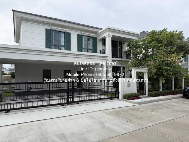 DSL-1208สนใจติดต่อ: โดม รัชดา (Exclusive Contract)โทร: 065-586-9872ไลน์ไอดี: 0655869872 หรือ giantmw หรือ @yem0202nFacebook: https://bit.ly/3vdegO8Fanpage: https://bit.ly/488TrlD.ให้เช่าบ้านเดี่ยวหรู 2 ชั้น ติดถนนนบางนา-ตราด 59.3 ตร.ว., 4 น 4 น้ำ 3 จอดรถ ราคา 140,000 บาท/เดือน (สัญญา 2 ปี).รายละเอียดทรัพย์:1. ให้เช่าบ้านเดี่ยวหรู 2 ชั้น ติดถนนนบางนา-ตราด บนเนื้อที่ 59.3 ตร.ว. พื้นที่ใช้สอย 247 ตร.ม. ขนาด 4 ห้องนอน 4 ห้องน้ำ และสามารถจอดได้ 3 คัน2. ราคานี้รวมงานตกแต่งเพิ่มเติม, เ