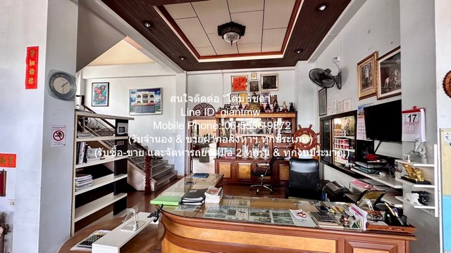 DSL-1182สนใจติดต่อ: โดม รัชดา (Exclusive Contract)โทร: 065-586-9872ไลน์ไอดี: 0655869872 หรือ giantmw หรือ @yem0202nFacebook: https://bit.ly/3vdegO8Fanpage: https://bit.ly/488TrlDพิเศษ: รับซื้อ-ขาย และจัดหารถยนต์มือ 2 ทุกรุ่น & ทุกงบประมาณ.ขายอาคารพาณิชย์ 3.5 ชั้น+โกดัง 194.9 ตร.ว. พร้อมกิจการขายวัสดุก่อสร้าง จ.นครศรีธรรมราช ราคา 26 ล้านบาท.รายละเอียดทรัพย์: 1. อาคารพาณิชย์ (เป็นร้านค้า และบ้าน) 3.5 ชั้น (12.5*20 ม.) พื้นที่ใช้สอย 1,070 ตร.ม. 4 ห้องนอน 5 ห้องน้ำ 2 ห้องโถง และ 1 