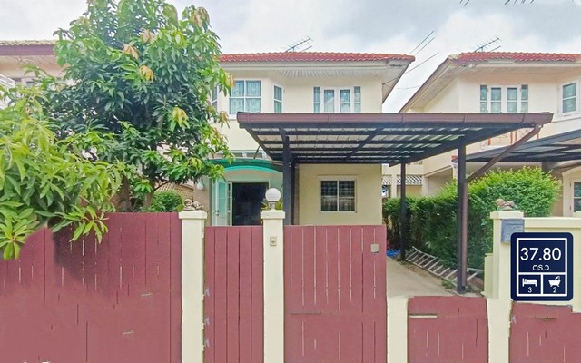 หมู่บ้านชวนชื่น ( ถนนกาญจนาภิเษก )วัดส้มเกลี้ยง เข้าซอยเพียง 1.3 กม.บ้านทำดี เพื่อนบ้านดี การเดินทางสะดวกเนื้อที่กว้าง 37.80 ตร.ว. พื้นที่ใช้สอย 130 ตรม.3 ห้องนอน 2 ห้องน้ำ 1 ที่จอดรถ ฟรี! แอร์ เครื่องทำน้ำอุ่น บ้านสภาพดีจุดเด่นของทรัพย์สิน:ใกล้จุดขึ้นลงทางด่วน, ใกล้ถนนใหญ่/ทางหลวง, ใกล้ห้างสรรพสินค้า, ใกล้โรงพยาบาล/คลีนิค, ใกล้โรงเรียน/มหาวิทยาลัยเฟอร์นิเจอร์ตกแต่ง:เ�