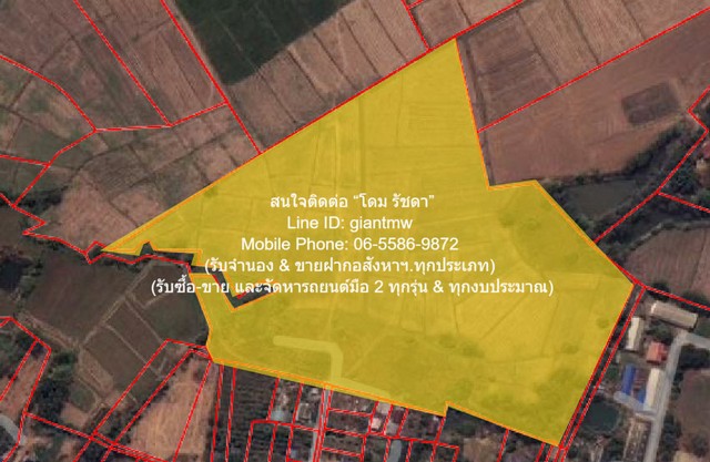 DSL-1096สนใจติดต่อ: โดม รัชดา (Exclusive Contract)โทร: 065-586-9872ไลน์ไอดี: 0655869872 หรือ giantmw หรือ @yem0202nFacebook: https://bit.ly/3vdegO8Fanpage: https://bit.ly/488TrlDพิเศษ: รับซื้อ-ขาย และจัดหารถยนต์มือ 2 ทุกรุ่น & ทุกงบประมาณ.ขายที่ดินทุ่งนาข้าว ต.ระวิง อ.เมืองเพชรบูรณ์ จ.เพชรบูรณ์ 51-2-87 ไร่ ราคา 7.8 ล้านบาท .รายละเอียดทรัพย์: 1. ที่ดินเป็นทุ่งนาข้าว ที่มีเนื้อที่ 51-2-87 ไร่ (20,687 ตร.ว.) และมีถนนส่วนบุคคลใช้เข้า-ออกได้ 2 ทาง กว้าง 4 ม. 2. ขนาดพื้นที่: หน้�